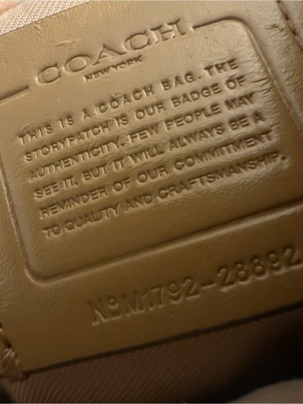Coach Legacy Jacquard Sutton Crossbody Purse in Tan
